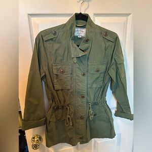 Lucky Brand Army Green Cinched Lightweight Jacket - Size XS